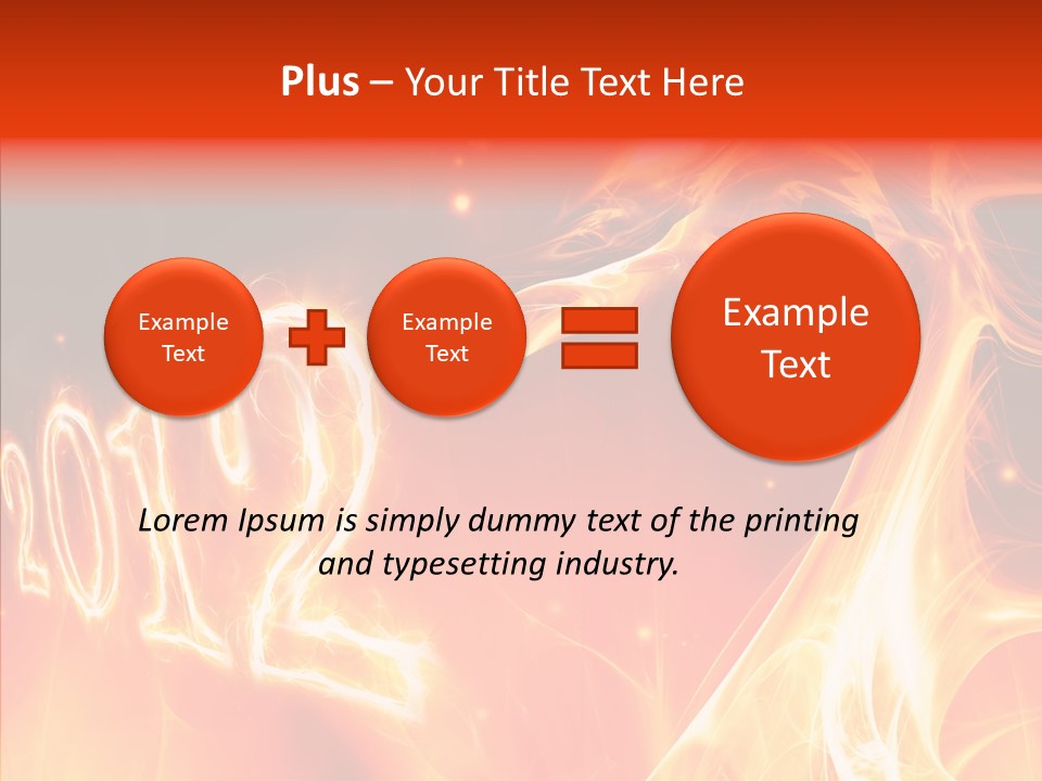 Dangerous Ideas Burn PowerPoint Template