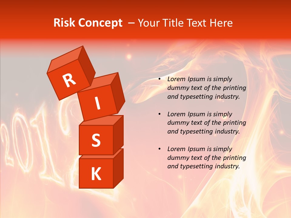 Dangerous Ideas Burn PowerPoint Template