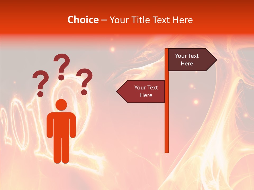 Dangerous Ideas Burn PowerPoint Template