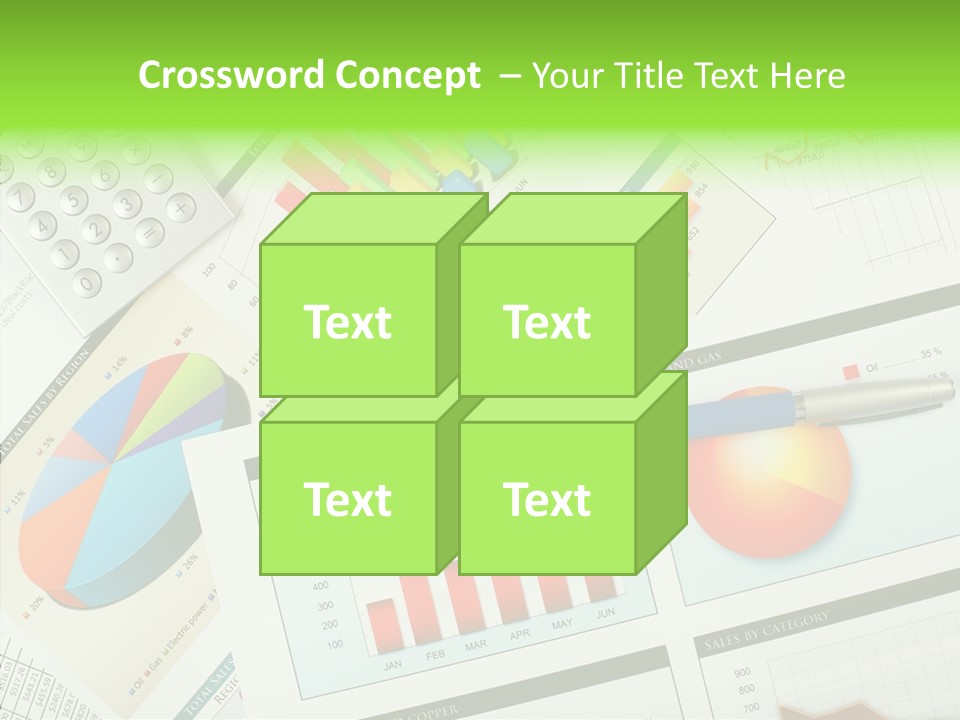 Diagram Hand Economic PowerPoint Template