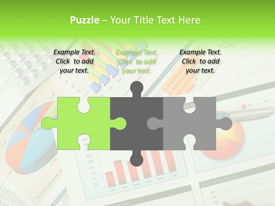 Diagram Hand Economic PowerPoint Template