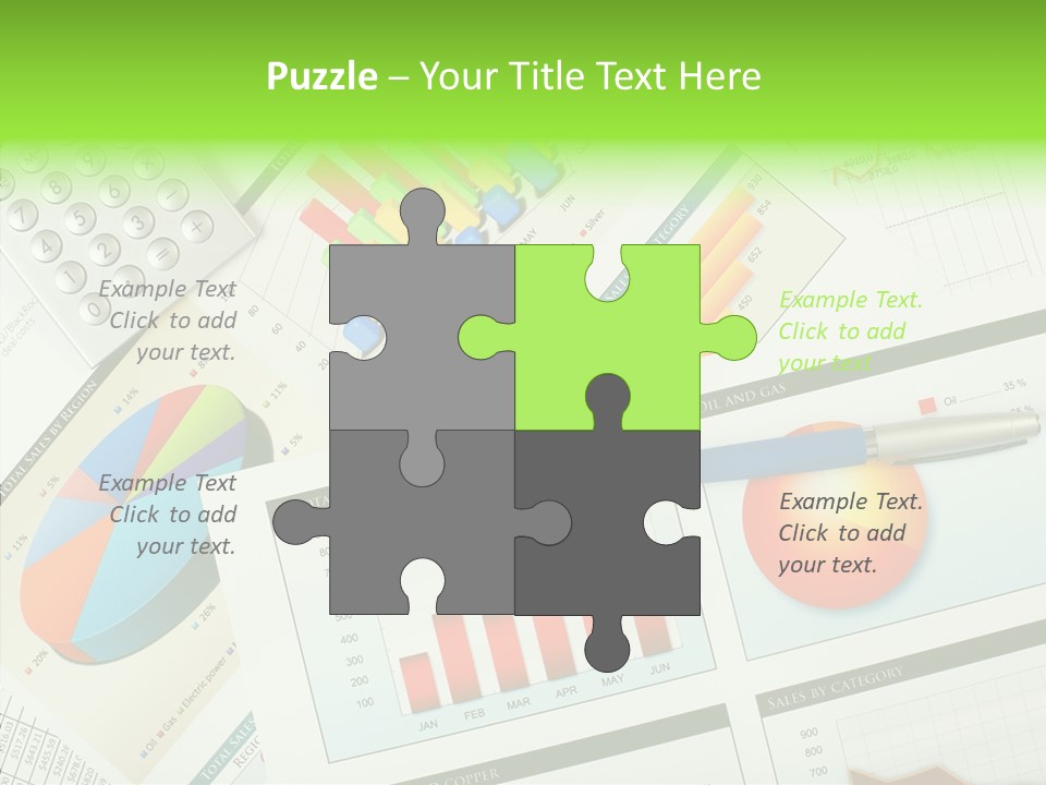 Diagram Hand Economic PowerPoint Template