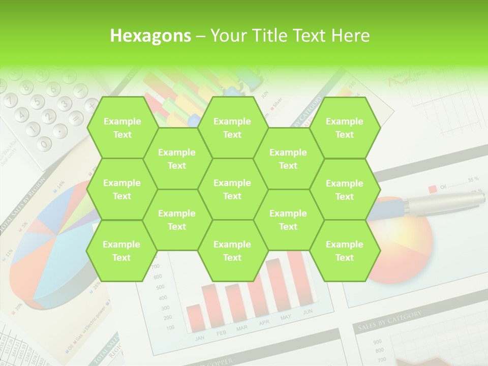 Diagram Hand Economic PowerPoint Template