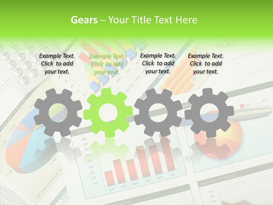 Diagram Hand Economic PowerPoint Template