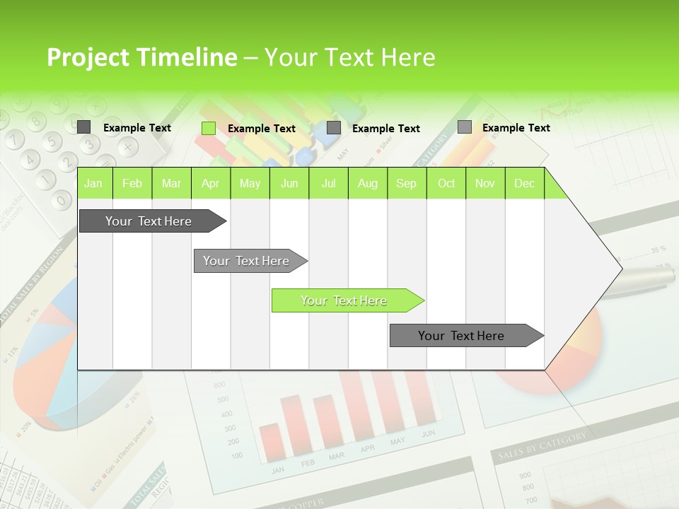 Diagram Hand Economic PowerPoint Template