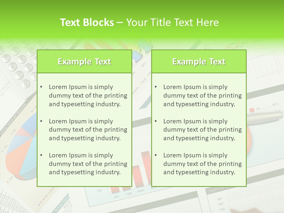 Diagram Hand Economic PowerPoint Template