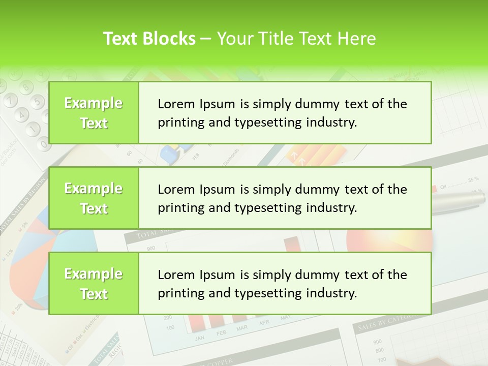 Diagram Hand Economic PowerPoint Template