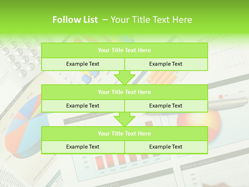Diagram Hand Economic PowerPoint Template