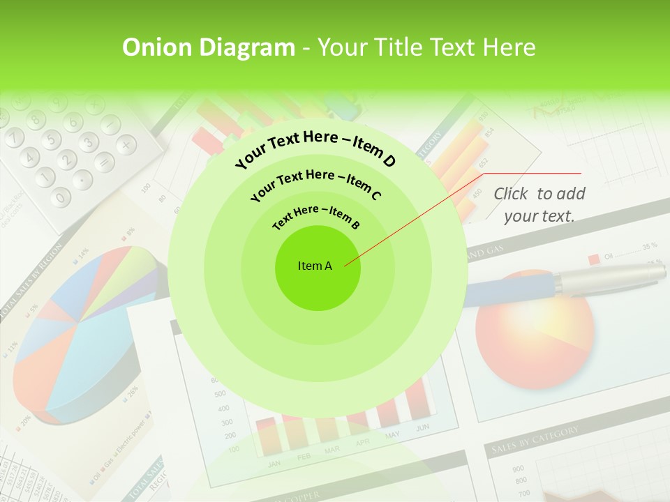 Diagram Hand Economic PowerPoint Template
