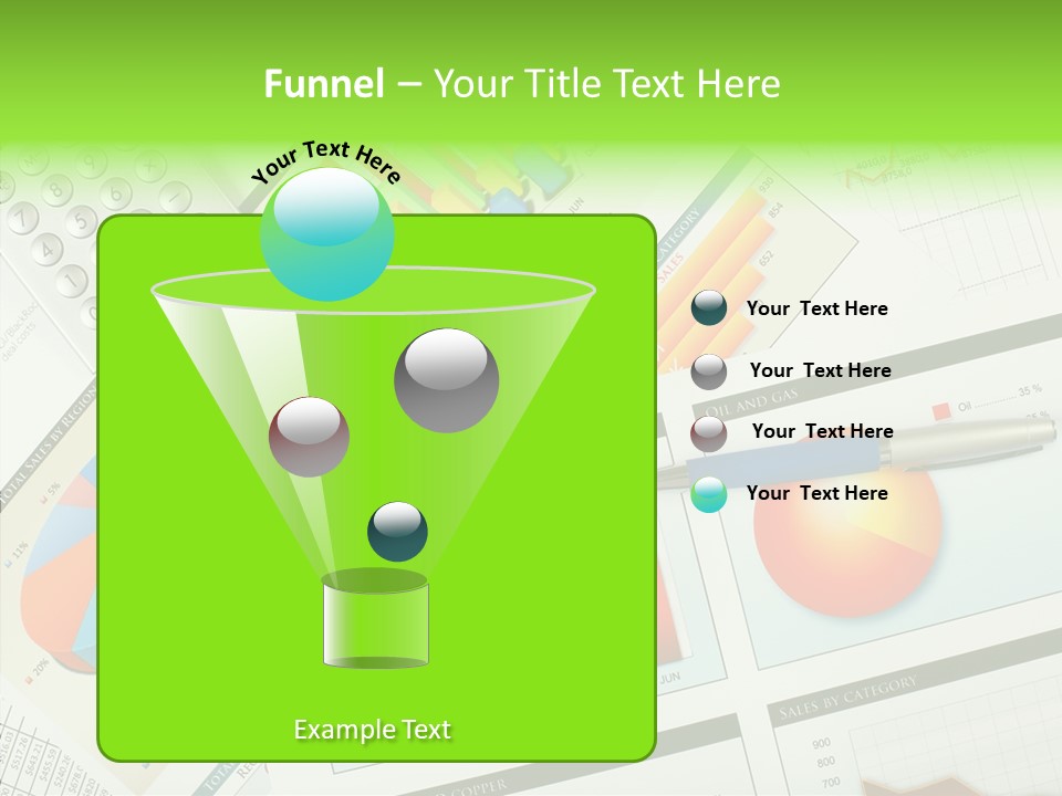 Diagram Hand Economic PowerPoint Template