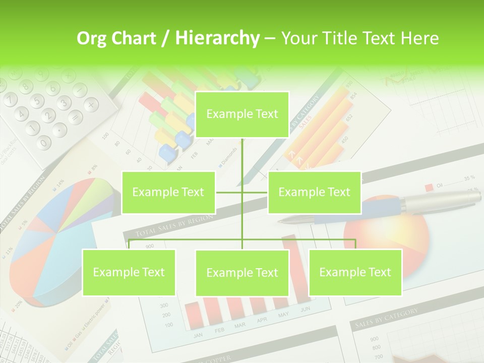 Diagram Hand Economic PowerPoint Template