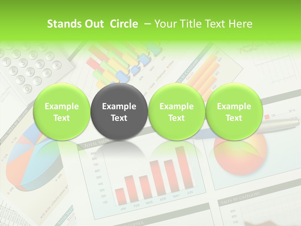 Diagram Hand Economic PowerPoint Template