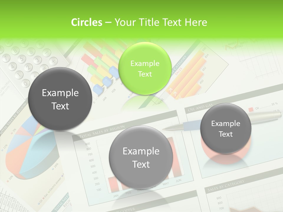 Diagram Hand Economic PowerPoint Template