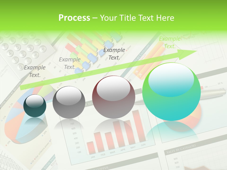Diagram Hand Economic PowerPoint Template