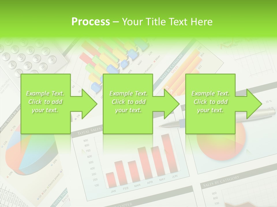 Diagram Hand Economic PowerPoint Template