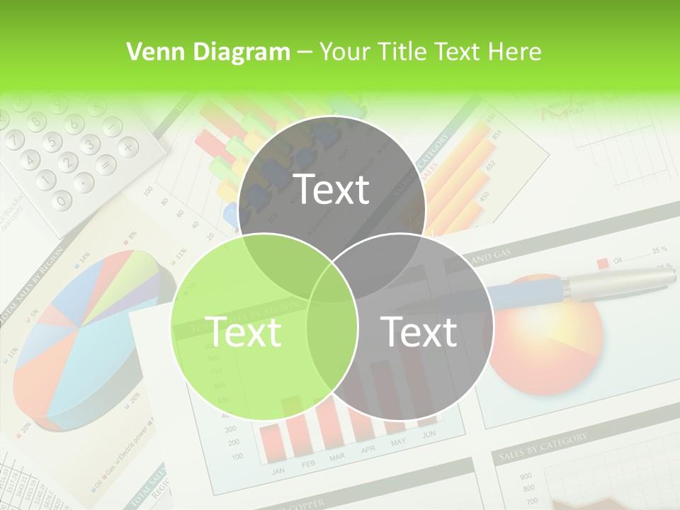 Diagram Hand Economic PowerPoint Template