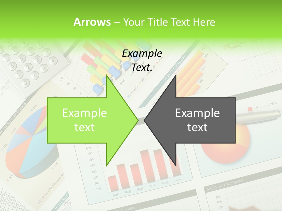 Diagram Hand Economic PowerPoint Template