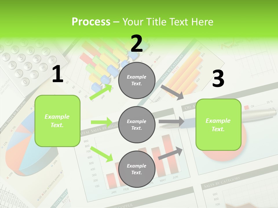 Diagram Hand Economic PowerPoint Template