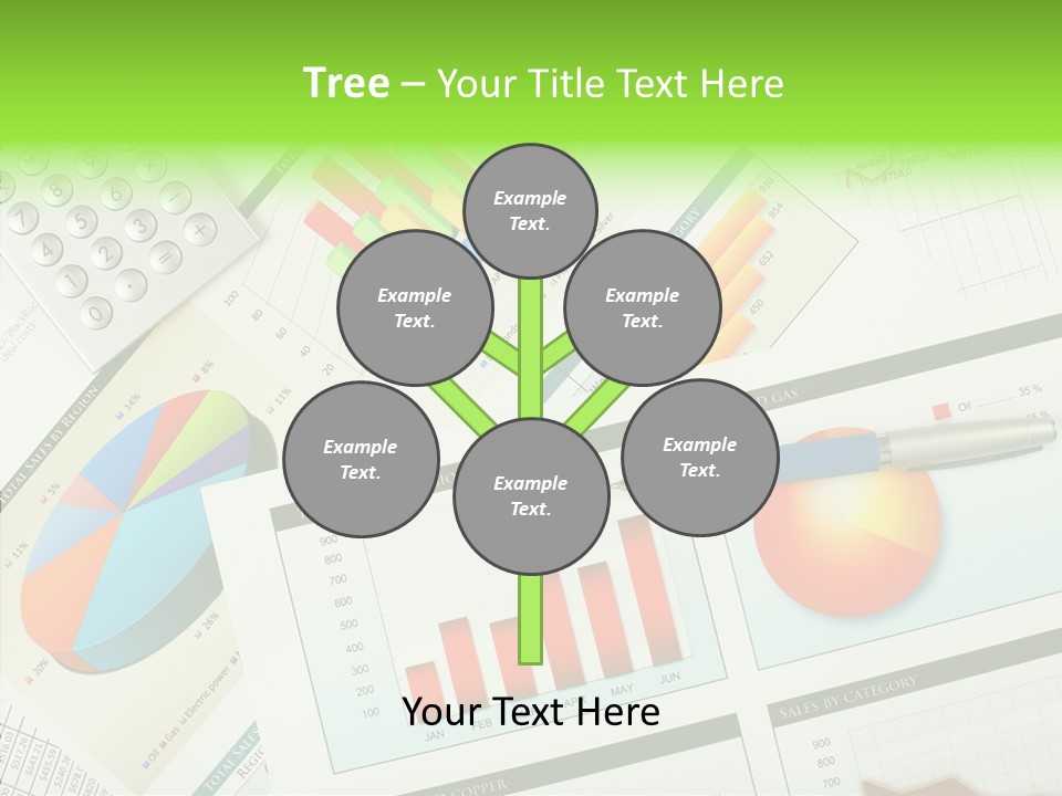Diagram Hand Economic PowerPoint Template