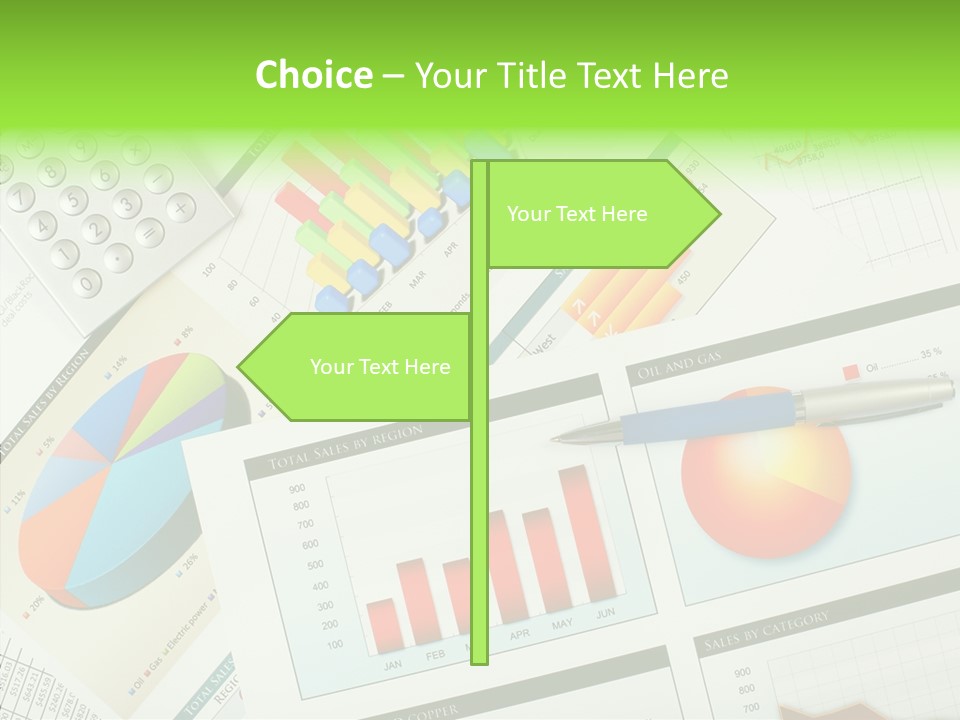 Diagram Hand Economic PowerPoint Template