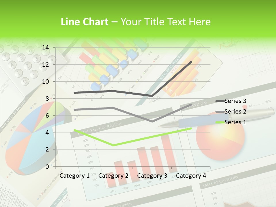 Diagram Hand Economic PowerPoint Template