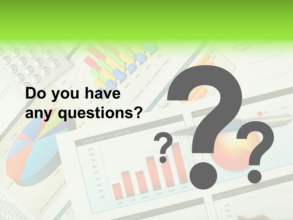 Diagram Hand Economic PowerPoint Template