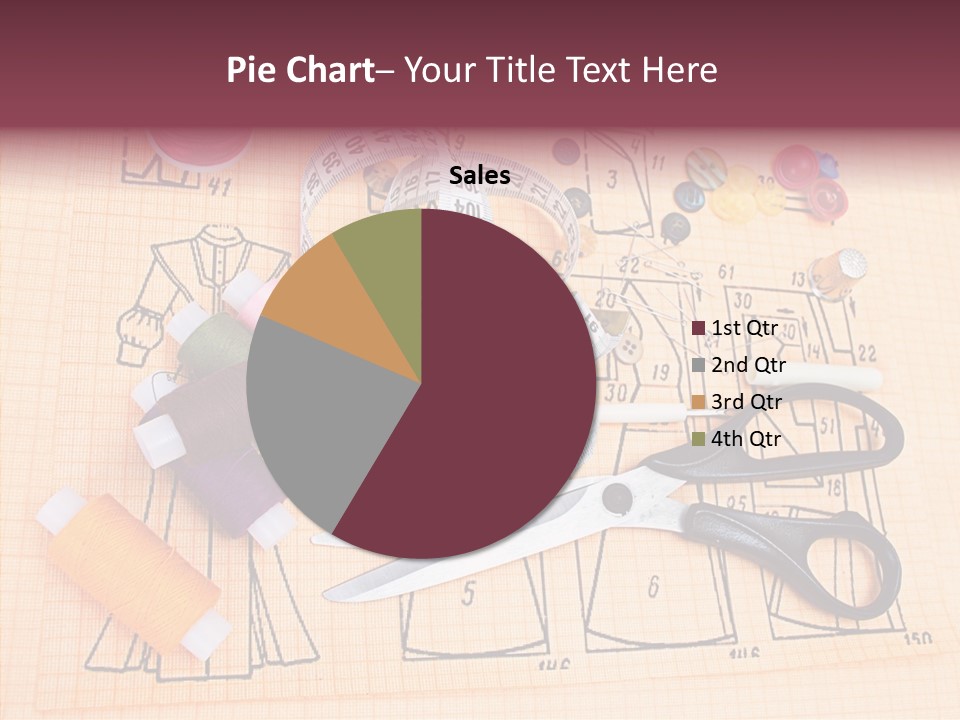 Bobbin Fiber Thread PowerPoint Template