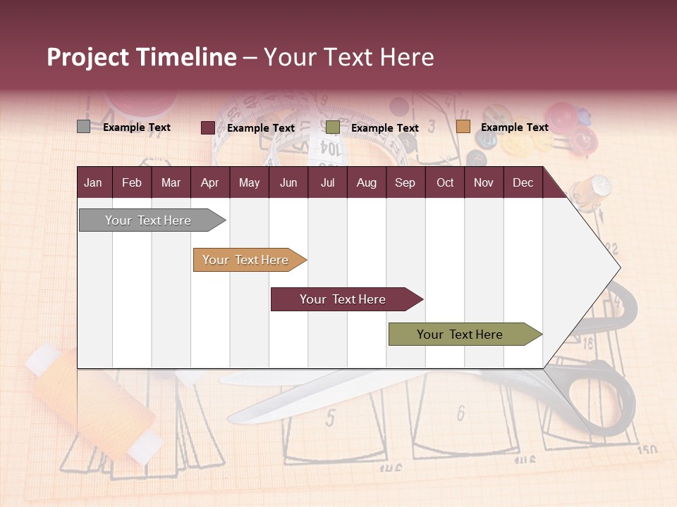 Bobbin Fiber Thread PowerPoint Template