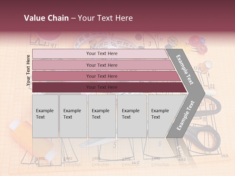 Bobbin Fiber Thread PowerPoint Template