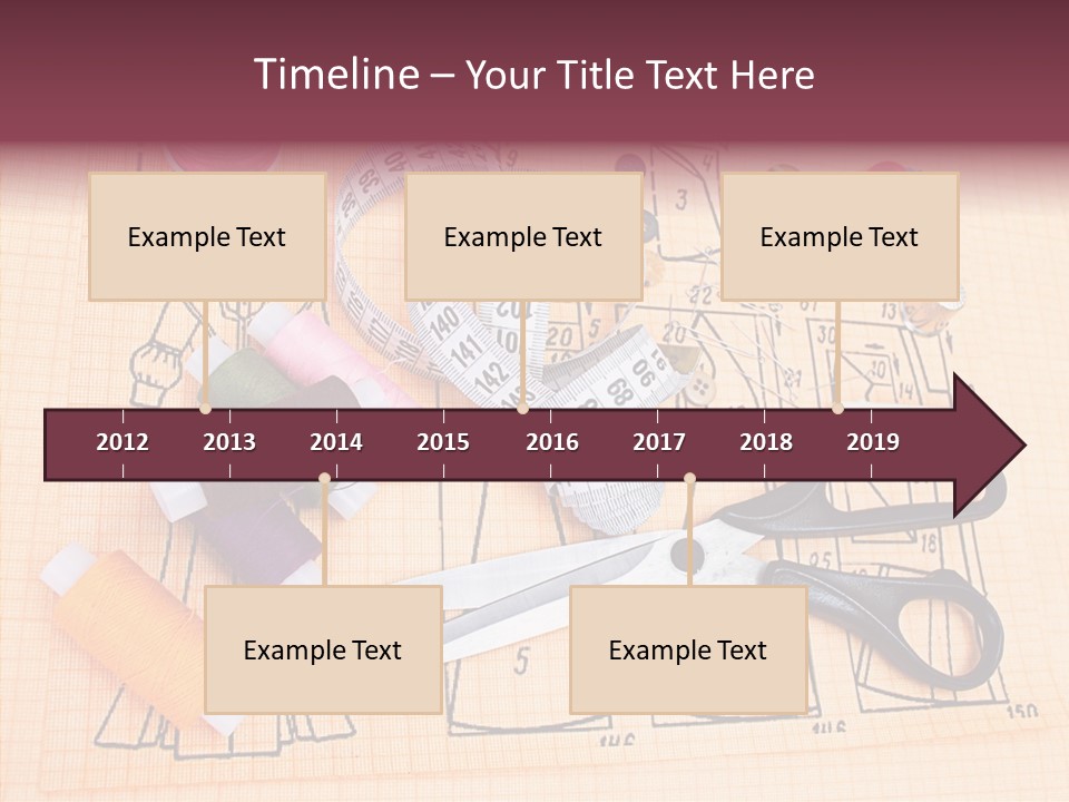 Bobbin Fiber Thread PowerPoint Template