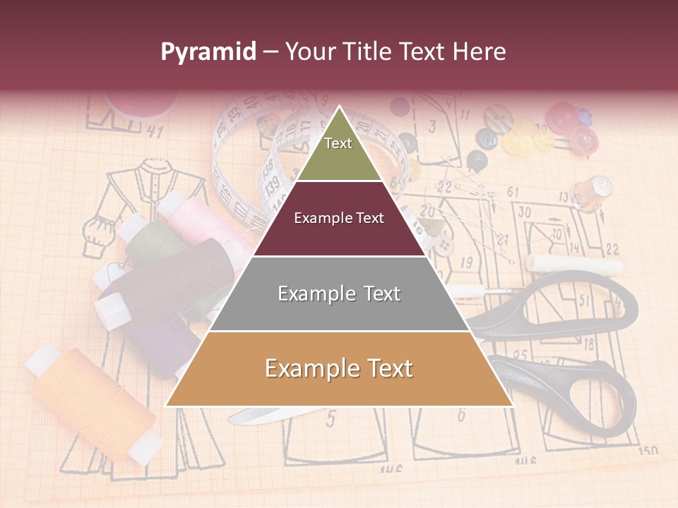 Bobbin Fiber Thread PowerPoint Template