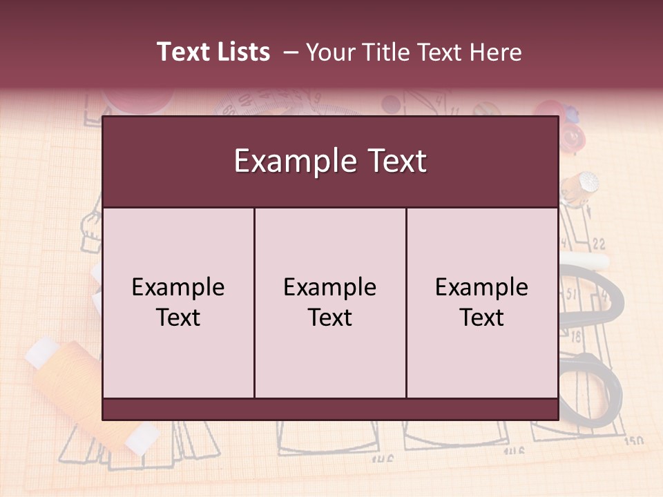 Bobbin Fiber Thread PowerPoint Template