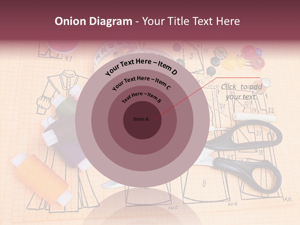 Bobbin Fiber Thread PowerPoint Template