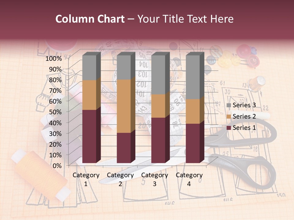 Bobbin Fiber Thread PowerPoint Template