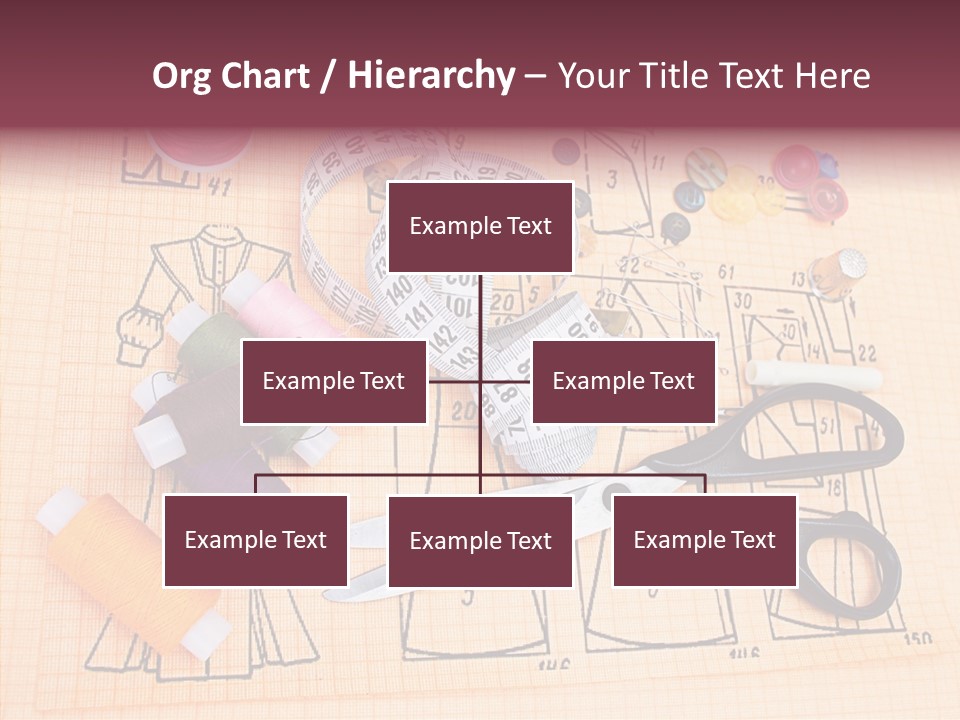 Bobbin Fiber Thread PowerPoint Template