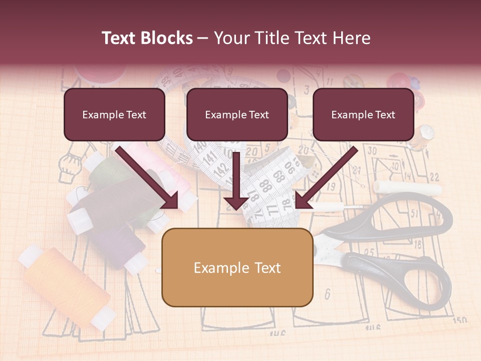 Bobbin Fiber Thread PowerPoint Template