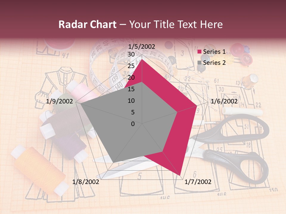 Bobbin Fiber Thread PowerPoint Template