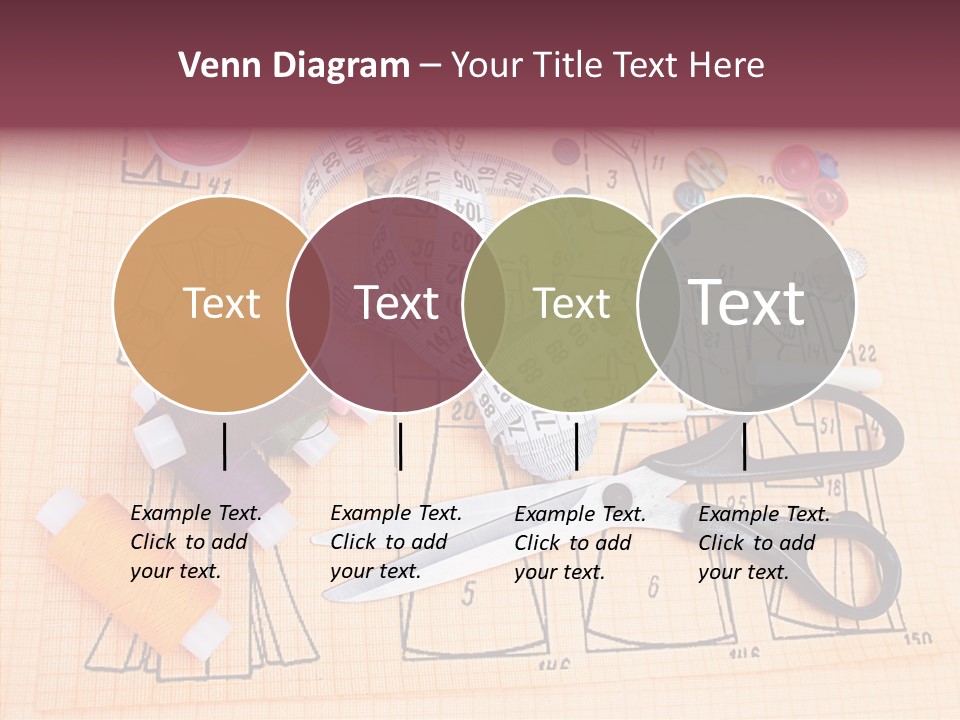 Bobbin Fiber Thread PowerPoint Template