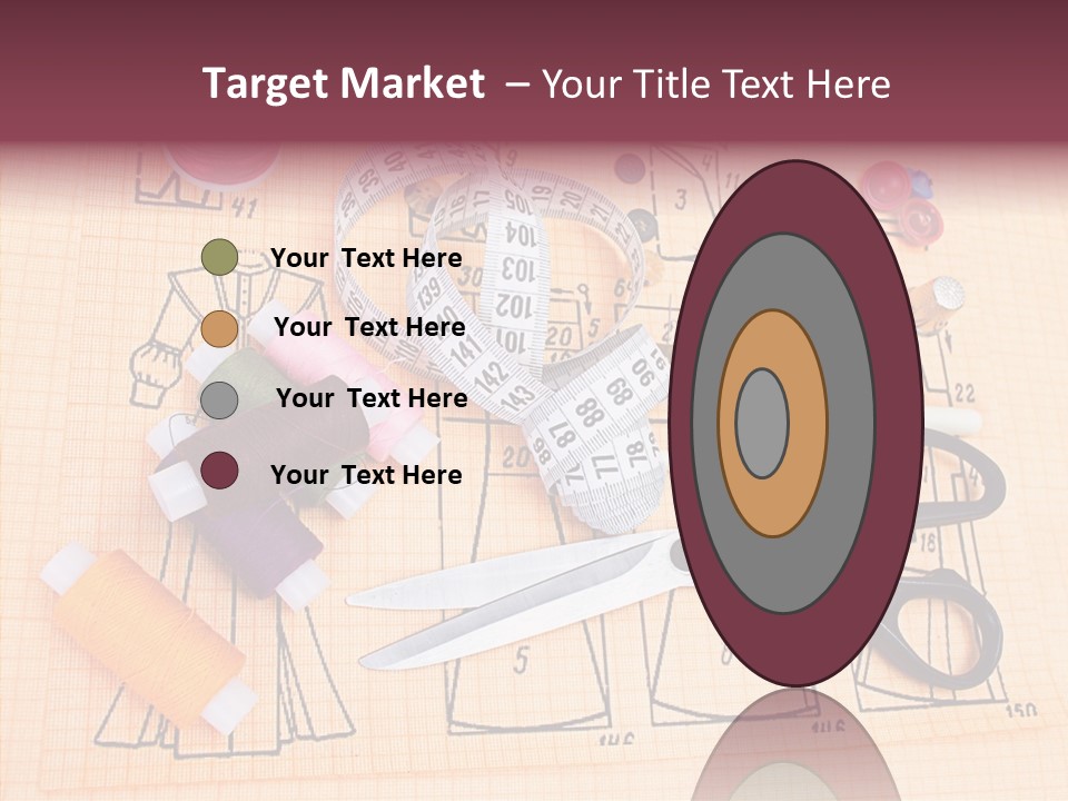 Bobbin Fiber Thread PowerPoint Template