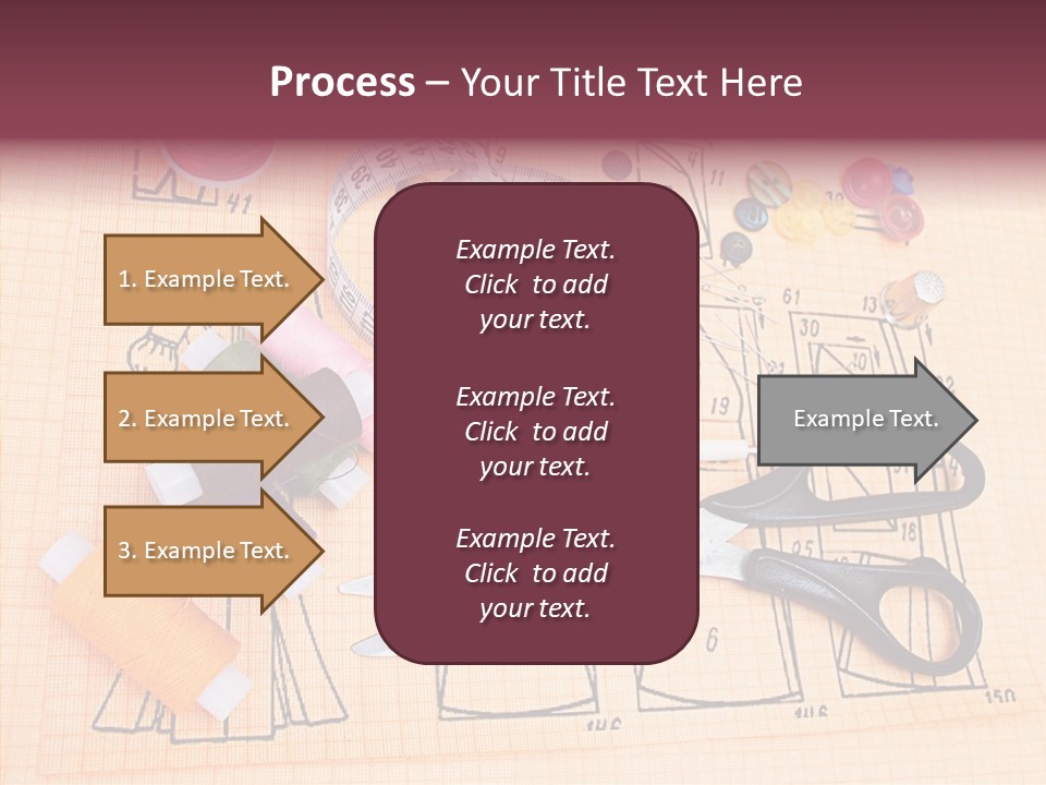 Bobbin Fiber Thread PowerPoint Template