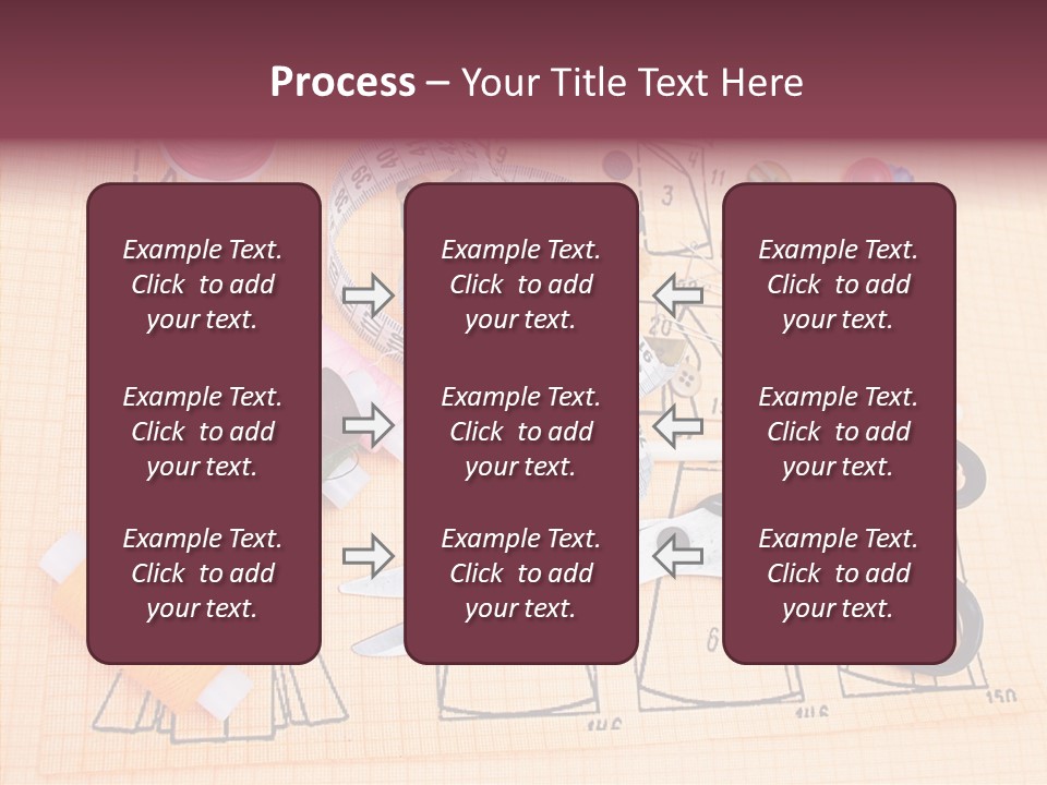 Bobbin Fiber Thread PowerPoint Template