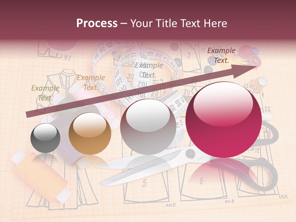 Bobbin Fiber Thread PowerPoint Template