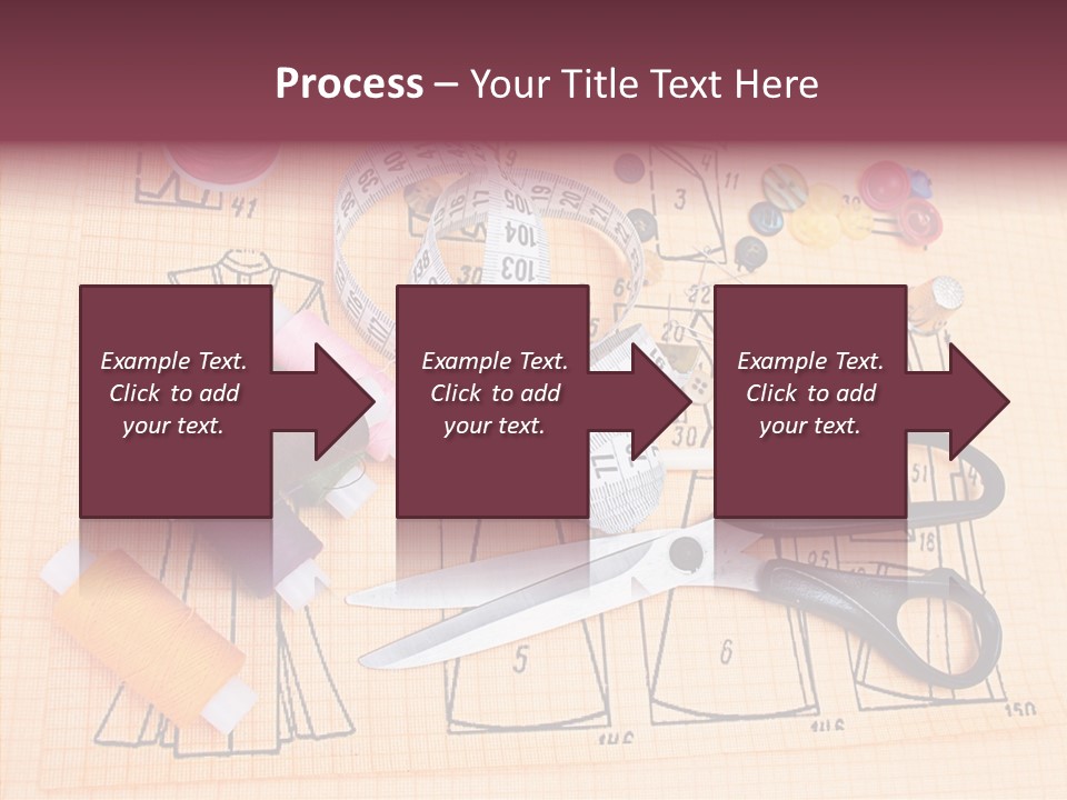 Bobbin Fiber Thread PowerPoint Template