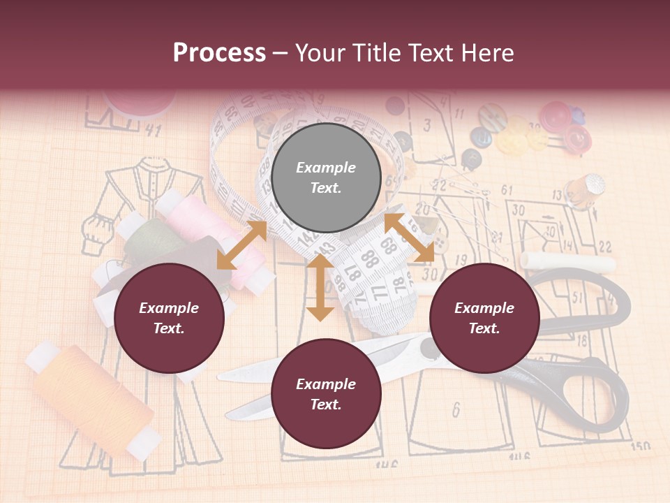 Bobbin Fiber Thread PowerPoint Template
