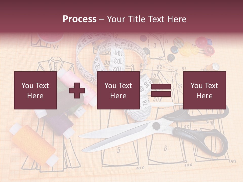 Bobbin Fiber Thread PowerPoint Template