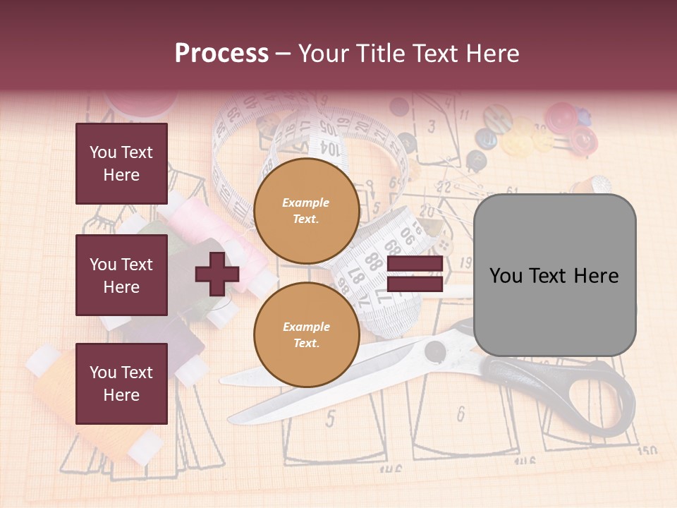 Bobbin Fiber Thread PowerPoint Template