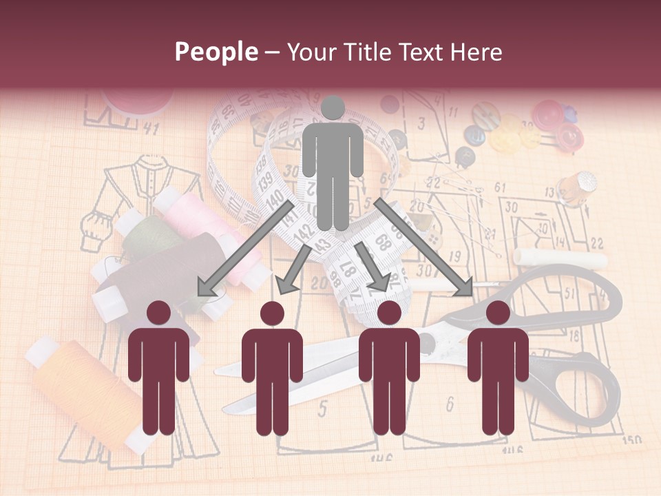 Bobbin Fiber Thread PowerPoint Template