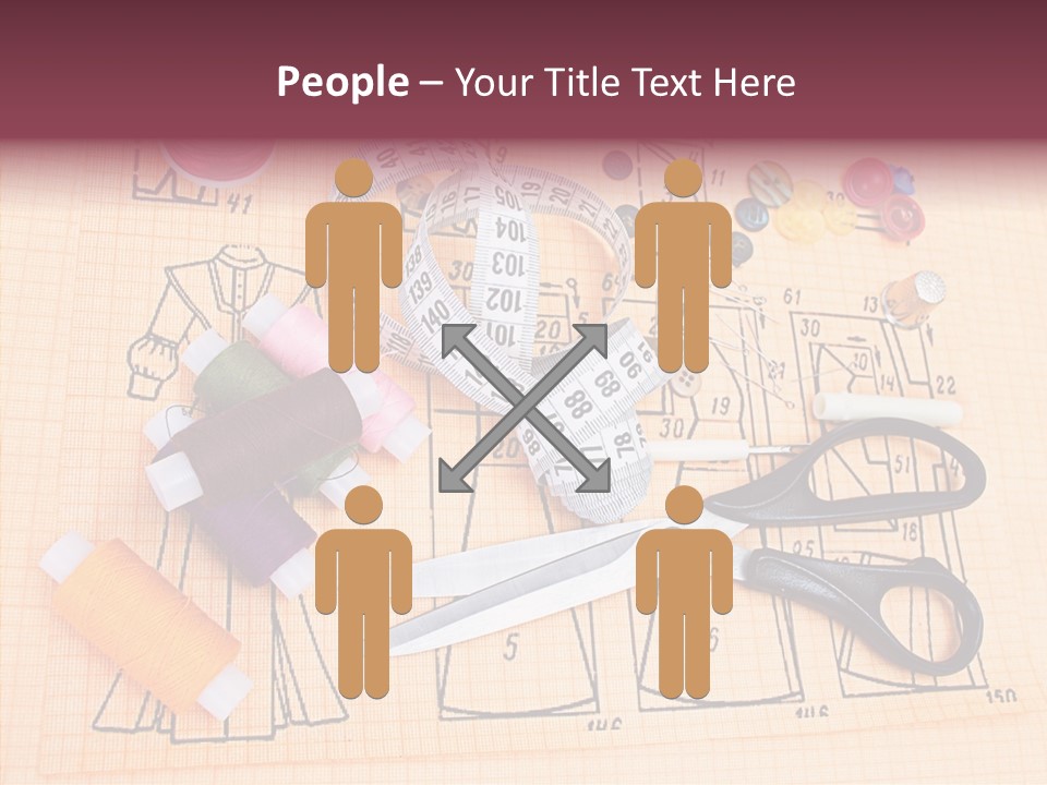 Bobbin Fiber Thread PowerPoint Template