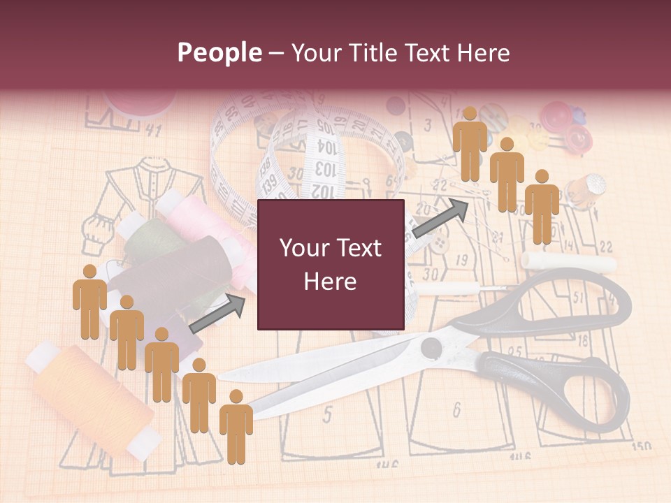 Bobbin Fiber Thread PowerPoint Template