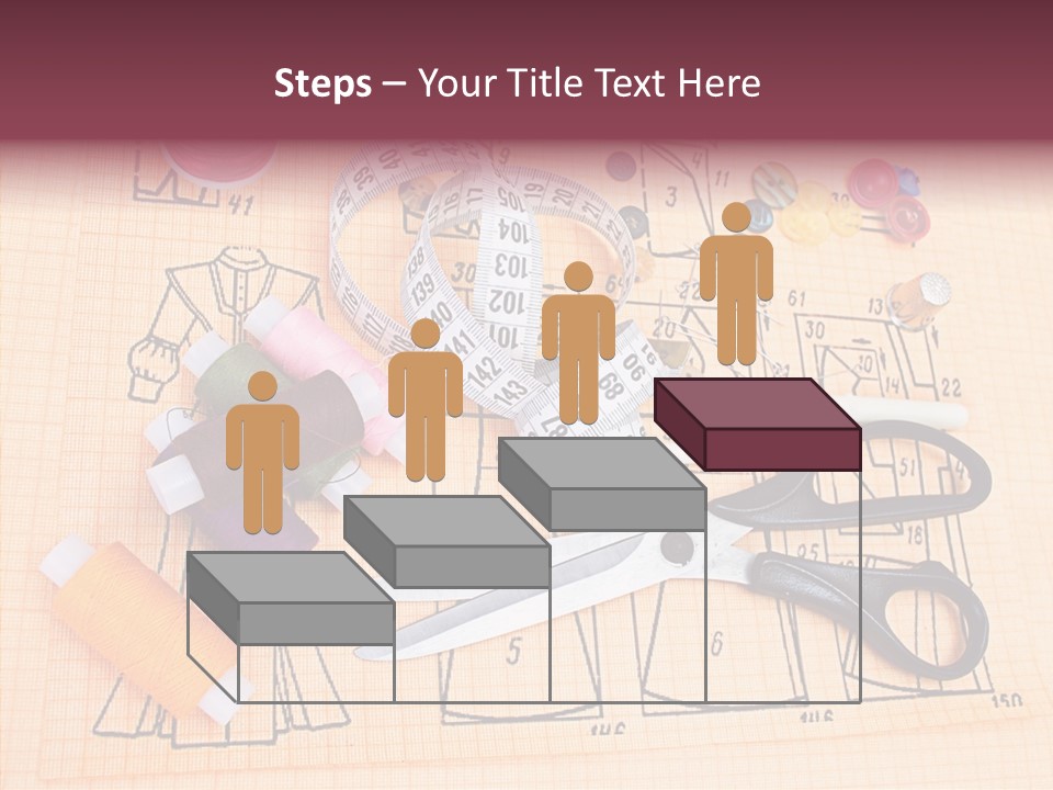 Bobbin Fiber Thread PowerPoint Template